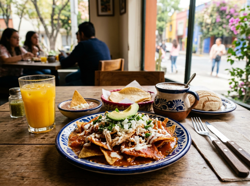 Breakfast in Mexico City Roma Norte