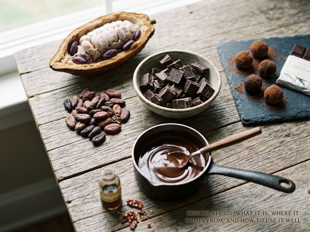 Chocolate 101: What It Is, Where It Comes From, and How to Use It Well