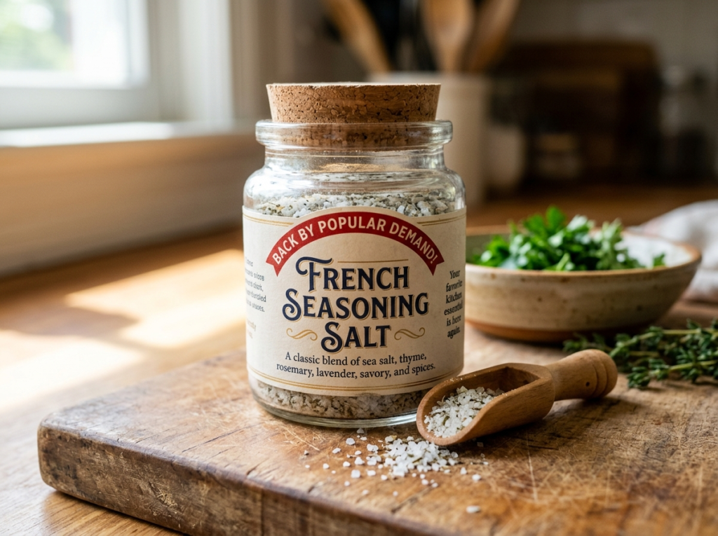 French Seasoning Salt is Back by Popular Demand