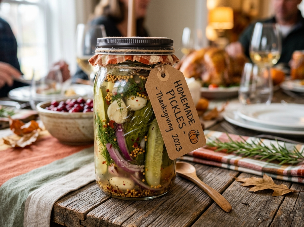 Homemade Pickles for Your Thanksgiving Table