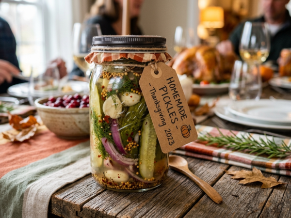 Homemade Pickles for Your Thanksgiving Table