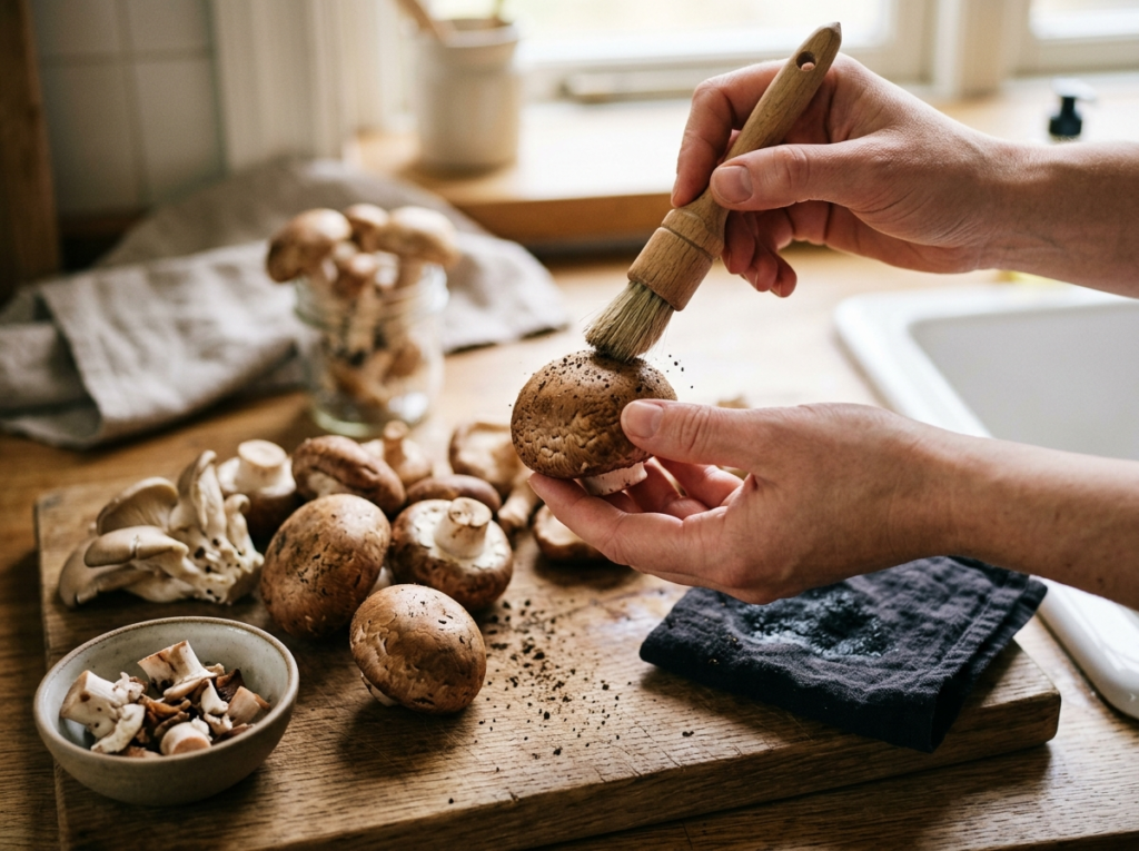 How to Clean Mushrooms