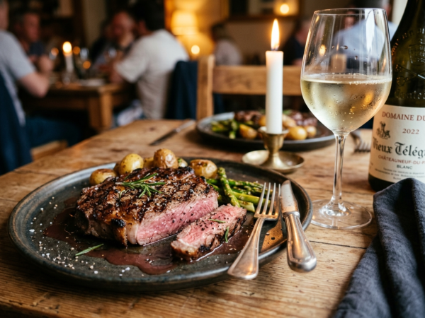 White Wine with Red Meat
